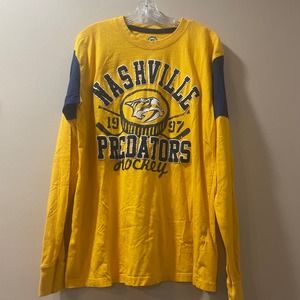G-3 Sports by Carl Banks NHL Nashville Predators Men’s Sz L Embroidered shirt